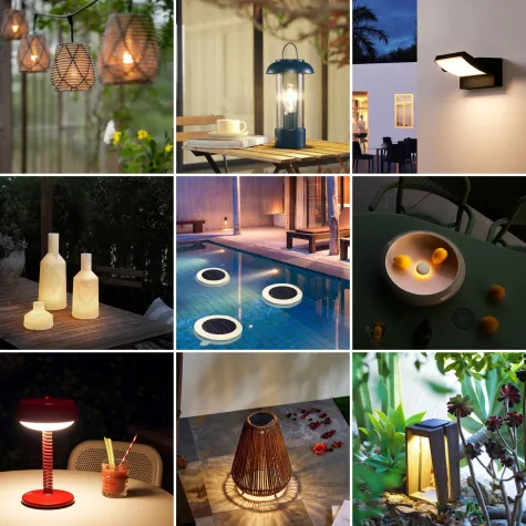 Bild: Frühjahrs-Lichttrends für den Garten: Lampenwelt.de präsentiert leuchtende Outdoor-Must-haves 2024