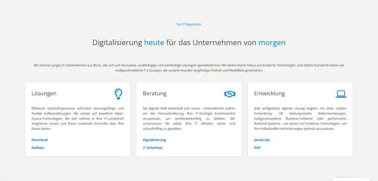 Bild: ? IAS Bonn GmbH launcht neue Website: Klare Lösungen für digitale Herausforderungen