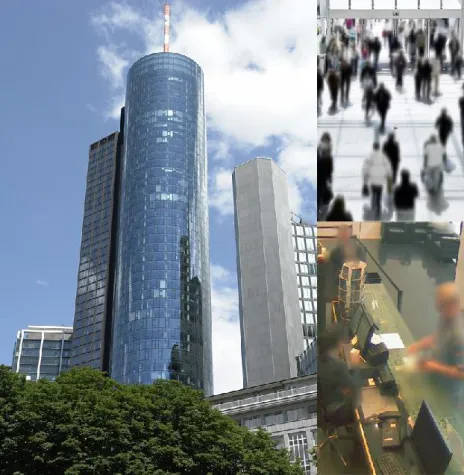 Bild: MULTIEYE® PrivacyShield sichert den MAIN TOWER mit datenschutzkonformer Videoüberwachung
