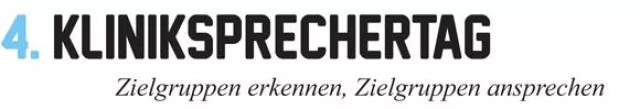 Bild: 4. Kliniksprechertag in Münster