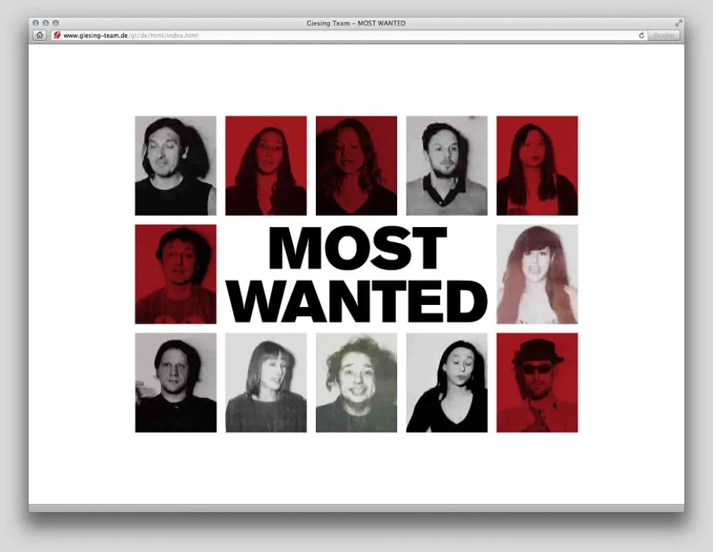 Most wanted: giesing-team.de