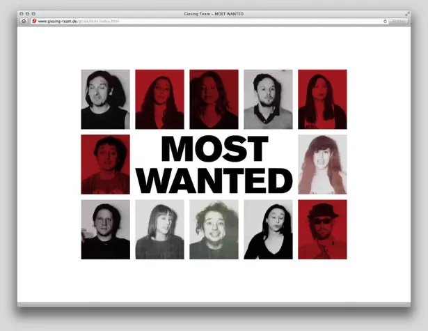 Bild: Most Wanted: Die neue Giesing-Team-Website ist online.