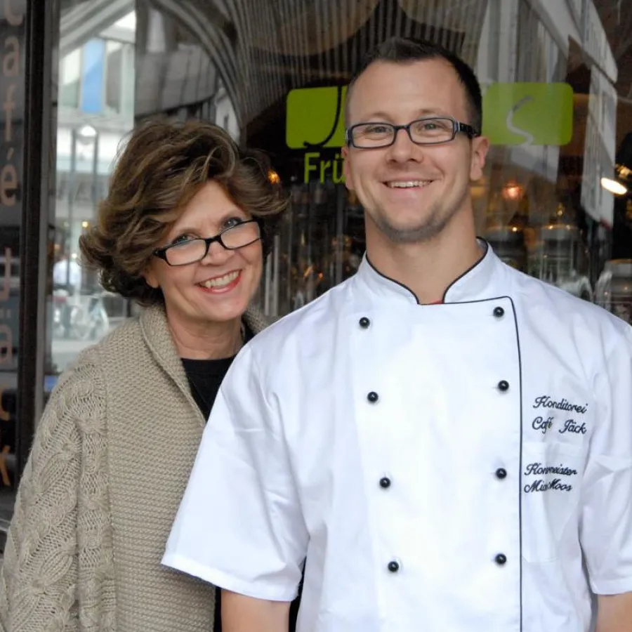 Wilma Moos mit Michael Moos aus dem Café Jäck