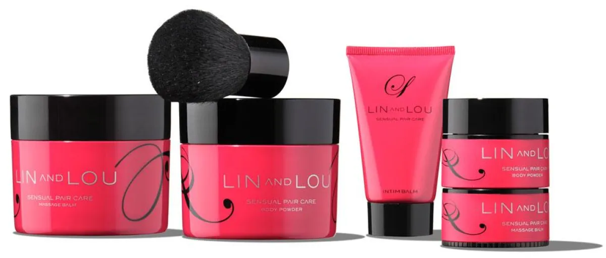 Produkte der Sensual Pair Care Serie LIN and LOU