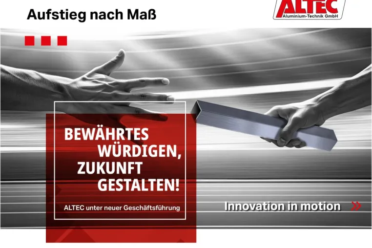 Bild: ALTEC Aluminium-Technik GmbH gibt Wechsel in der Geschäftsführung bekannt