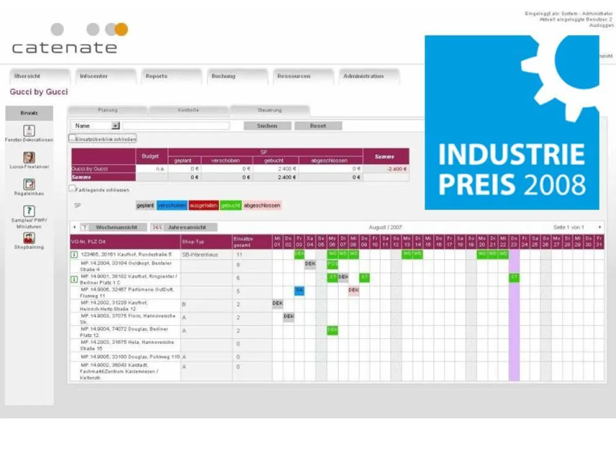 Screenshot von MASIS, einem 