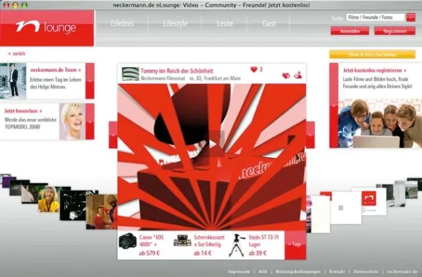 Bild: neckermann.de eröffnet interaktive Plattform nLounge