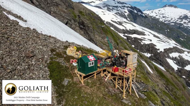 Bild: Nach Bohrergebnissen: Goliath Resources wieder auf Fünfjahreshoch
