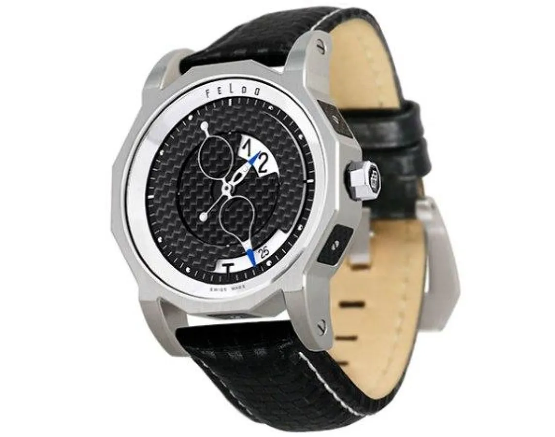 Die Herren Armbanduhr Feldo 1-3 überzeugt mit hochwertigsten Materialien