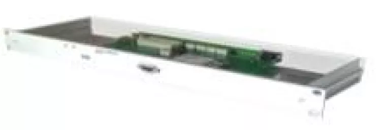 Bild: GSM- basiertes Fernmeldemodul in 19“-Technik