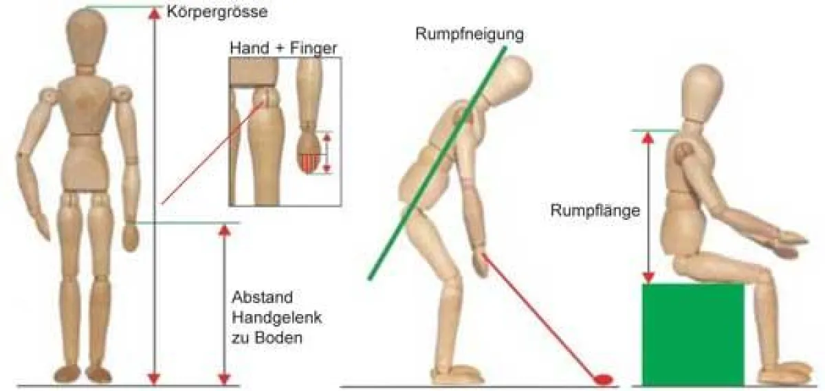 Biometrisches Clubfitting der Golfschläger