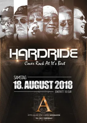 Bild: Auftritt HARDRIDE – Cover Rock At It’s Best - im Alpha3 in Wiesbaden am 18. August 2018