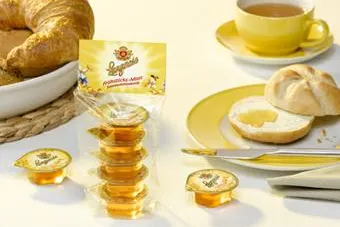 Fünf auf einen Streich - Die Langnese Honig Frühstücks-Minis sind da Bild: Fünf auf einen Streich - Die Langnese Honig Frühstücks-Minis sind da
