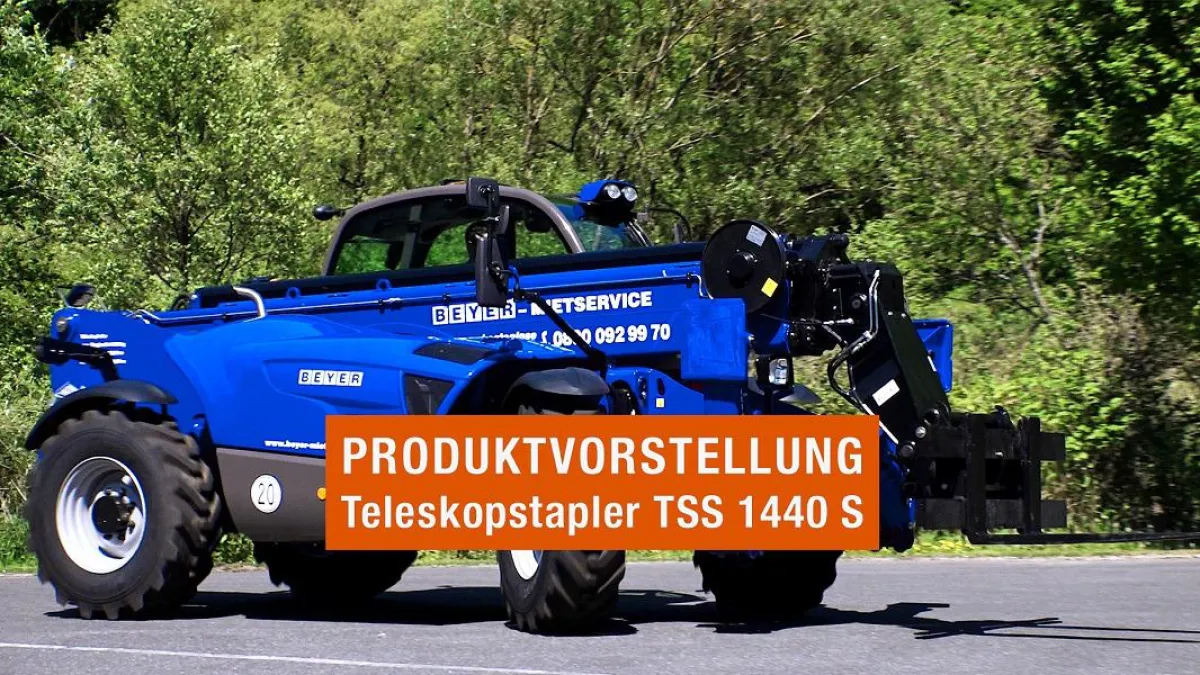 Teleskopstapler TSS 1440 S von Beyer-Mietservice