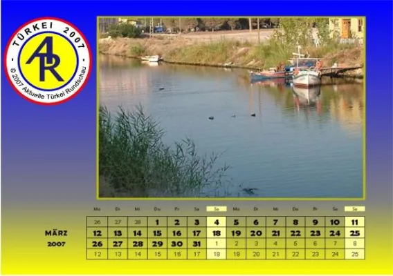 Bild: Aktuelle Türkei Rundschau:  Jetzt drei neue Kalenderblätter für März  -  3333 Downloads seit Januar 2007