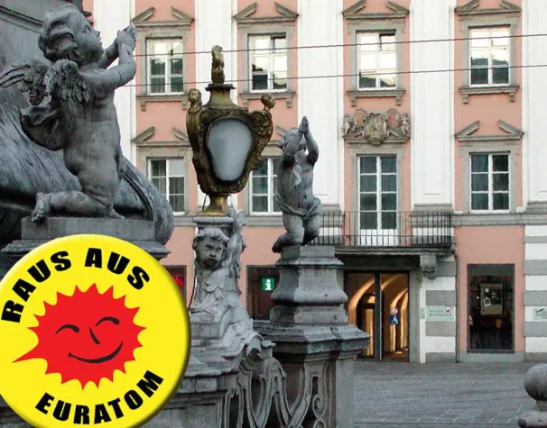 Bild: atomstopp - Europäische Kulturhauptstadt Linz für Ausstieg aus EURATOM