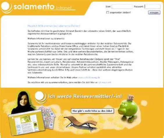 Bild: Solamento startet neues Intranet für Reisevermittler