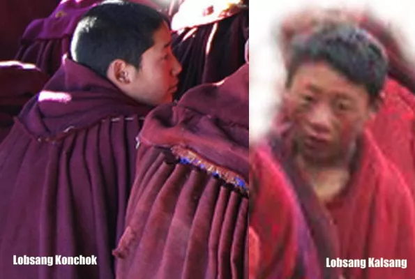 Bild: Trauer über die tragische Selbstverbrennung zwei junger tibetischer Mönche