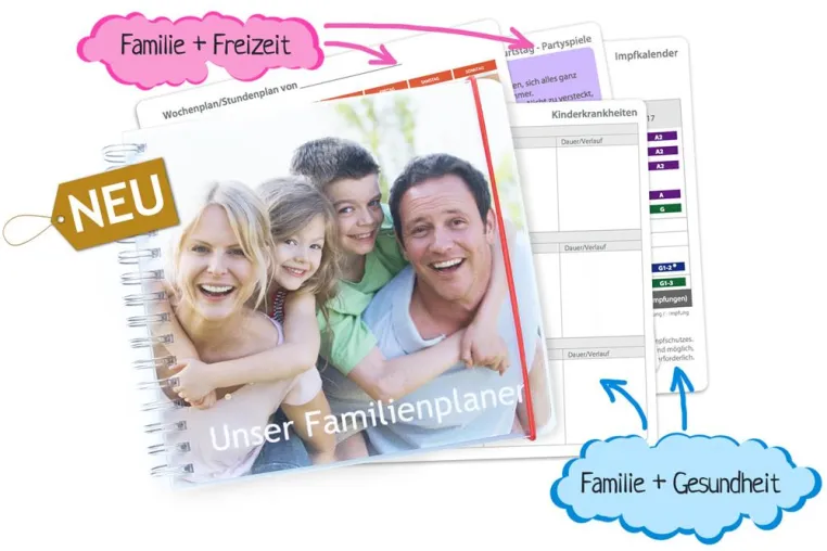 Bild: Neue Anhänge für Familien bei Mein Taschenkalender