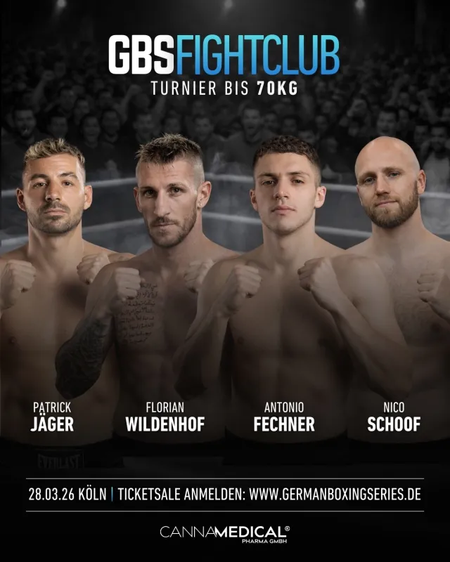 Die Teilnehmer des historischen Turniers (© German Boxing Series)