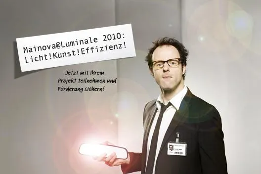 Bild: Energieversorger Mainova startet den Wettbewerb „Mainova@Luminale 2010 - Licht Kunst Effizienz“