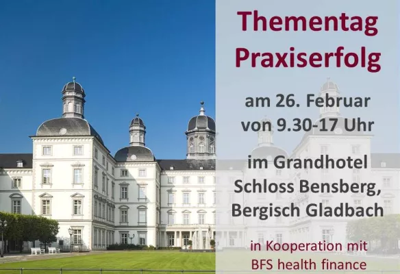 Bild: Einen Tag lang auf den Praxiserfolg fokussieren