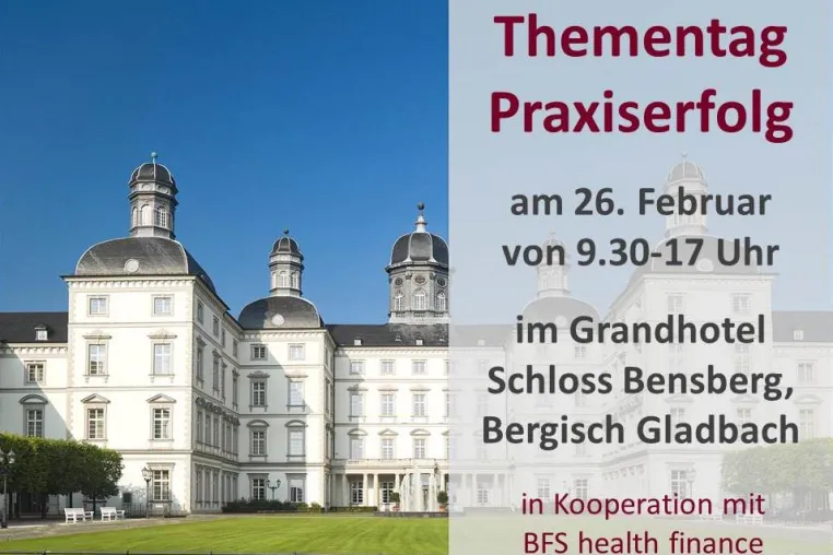 Einen Tag lang auf den Praxiserfolg fokussieren Bild: Einen Tag lang auf den Praxiserfolg fokussieren