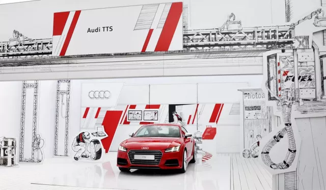 Bild: Welcome to the PIT LANE - SCHMIDHUBER inszeniert Audi beim Wörthersee Treffen 2014