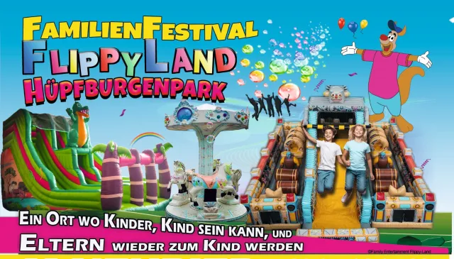Bild: Flippy-Land in M-Neuried - Bayerns beliebtester Hüpfburgenpark öffnet seine Türen!