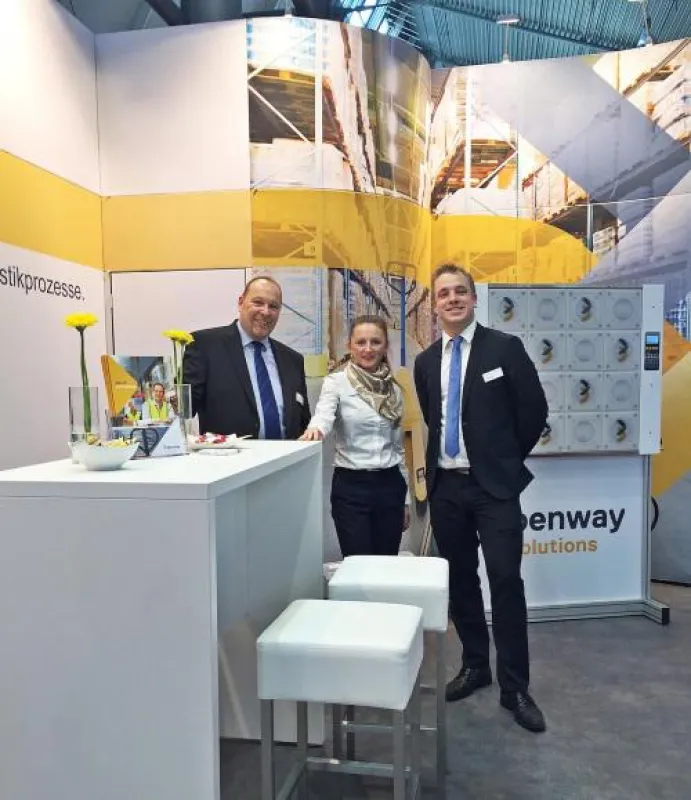 Team von Benway Solutions auf der LogiMAT 2016