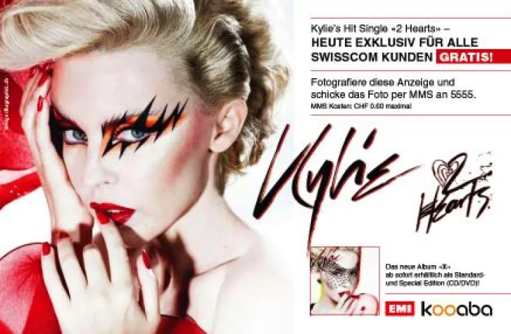 Bild: EMI Music Switzerland - Innovative Marketingkampagne mit MMS- Bilderkennung