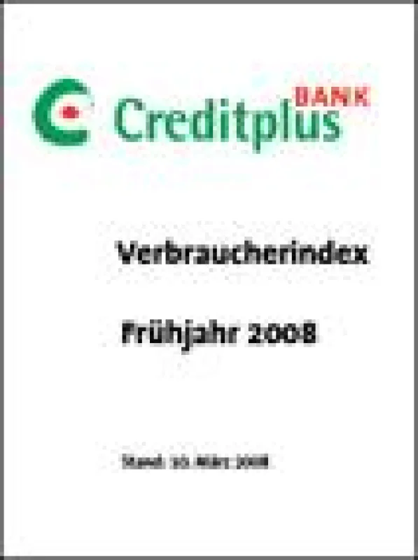 Ergebnisse der Verbraucherumfrage Frühjahr 2008