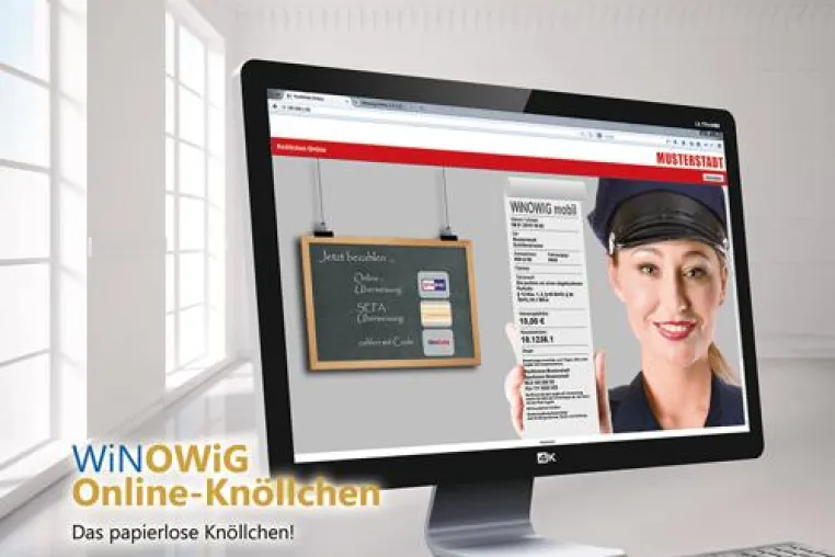 Bild: Das Knöllchen am Display