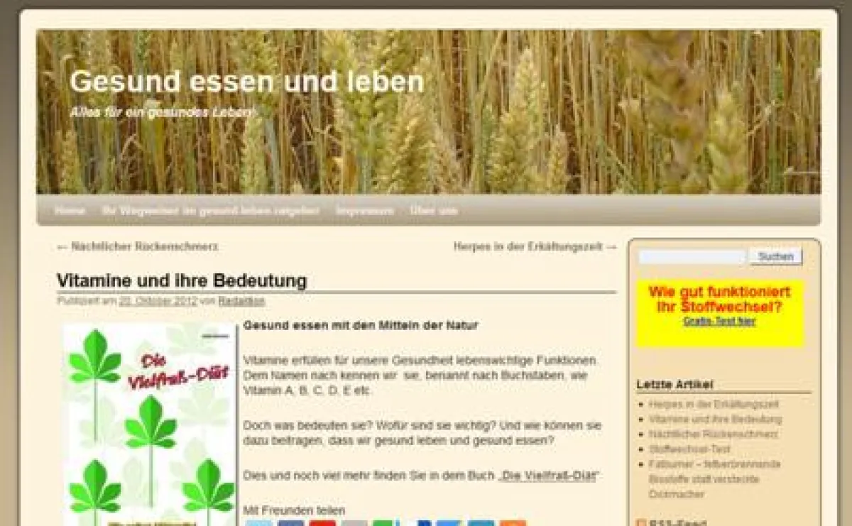 Das Portal gesund-leben-Ratgeber