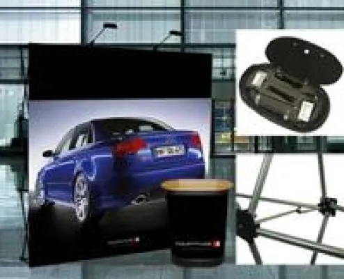 Bild: Easydisplay Faltdisplaysfür maximale Flexibilität bei mobilen Präsentationen