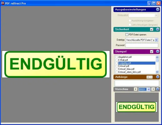 Bild: Wichtige Dokumente in höchster Qualität, sicher und in geringer Dateigröße