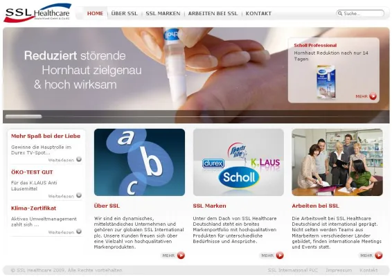 Bild: cwerk entwickelt Online Plattform für SSL Healthcare Deutschland GmbH & Co. KG