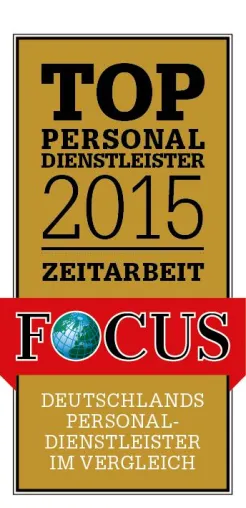 FOCUS Siegel: Trenkwalder ist erneut „Top-Personaldienstleister 2015“ Bild: FOCUS Siegel: Trenkwalder ist erneut „Top-Personaldienstleister 2015“