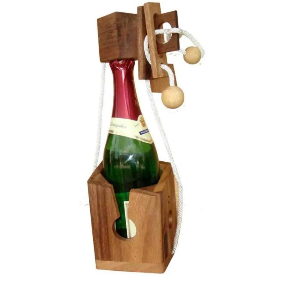 Flaschenpuzzle Gedultspiel