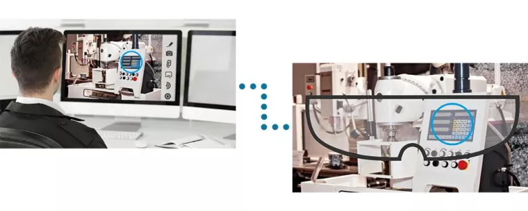 Bild: Augmented Reality gestützter Remoteservice in der Industrie 4.0