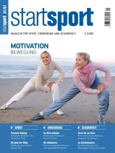 Bild: Neues Magazin am Kiosk: startsport, Magazin für Sport, Ernährung und Gesundheit