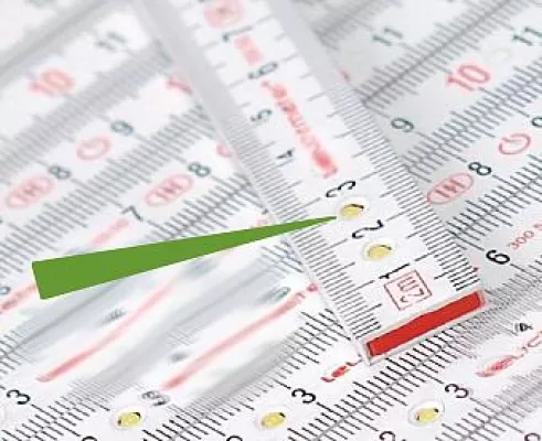 Bild: Zollstock mit vollintegrierten LEDs