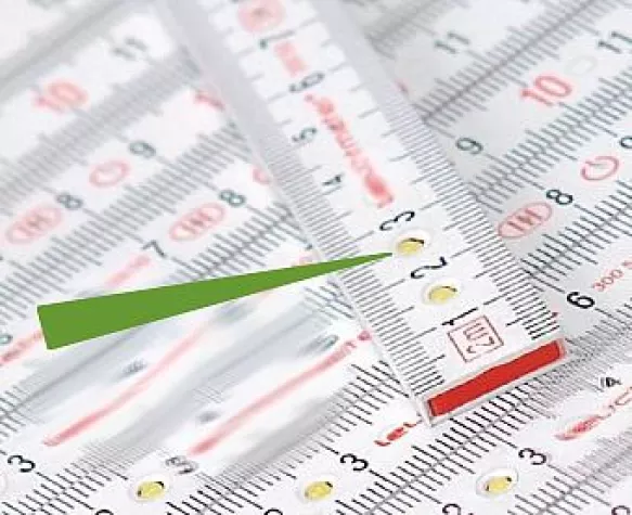 Bild: Zollstock mit vollintegrierten LEDs