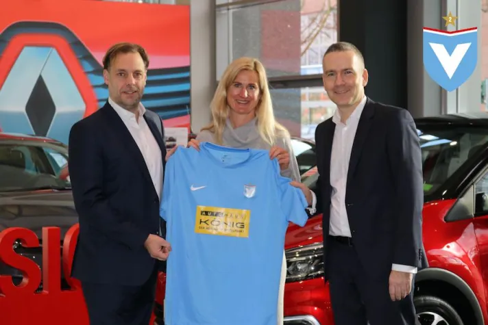 AUTOHAUS GOTTHARD KÖNIG GmbH wird Trikot-Sponsor des FC VIKTORIA 1889 BERLIN Bild: AUTOHAUS GOTTHARD KÖNIG GmbH wird Trikot-Sponsor des FC VIKTORIA 1889 BERLIN