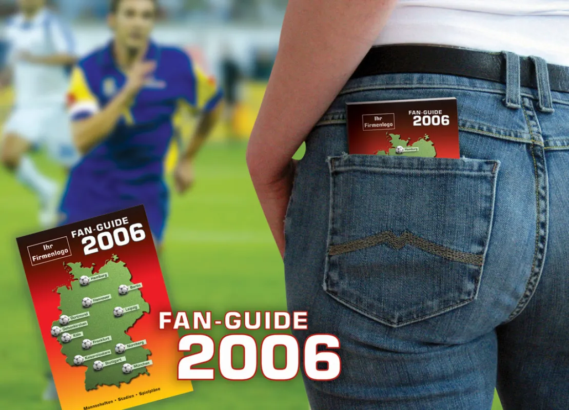Sympathisches Give-away, über das sich jeder freut: der Mini-WM-Fan-Guide 2006.