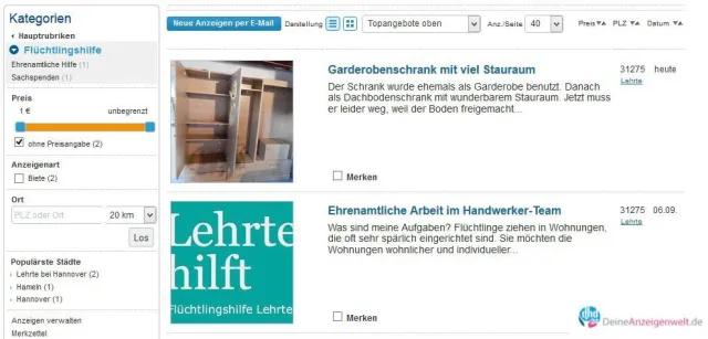 Bild: Flüchtlingshilfe: Hilfe für die Helfenden