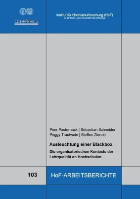 Bild: HoF-Publikation leuchtet Blackbox aus: organisatorische Kontexte der Lehrqualität an Hochschulenn