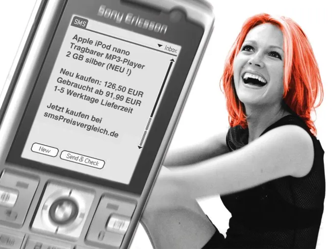 Bild: CeBIT 2007: smsPreisvergleich.de - Den günstigsten Preis jetzt auch unterwegs erfahren