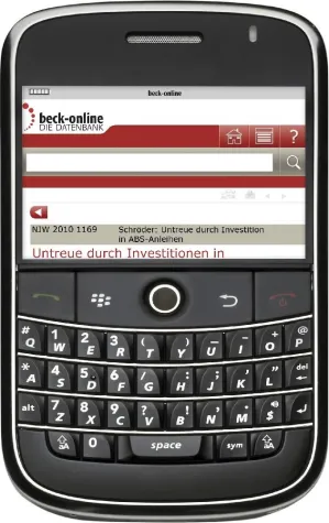 Bild: beck-online für Smartphones