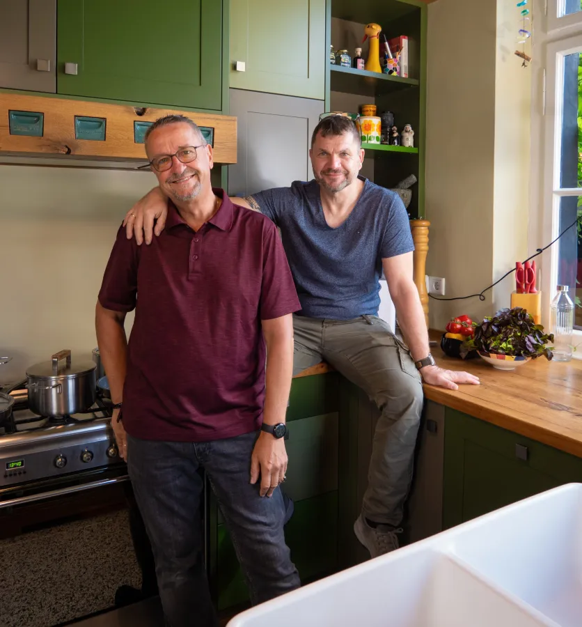 Die GreenKitchen-Gründer Alexander Granderath und Markus Schwinge (© Value for Generations GmbH)